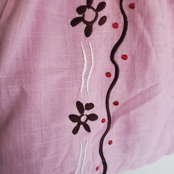 Princess Polly High Waist Pink and Brown Short Set - Picture 6 of 8